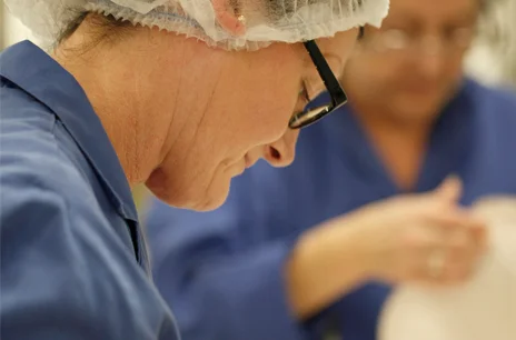 close-up of a man wearing glasses